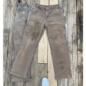 2 Carhartt FR Work Pants